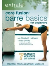 EXHALE: CORE FUSION BARRE BASICS FOR BEGINNERS - DVD -  Very Good - - - 1 -  - M