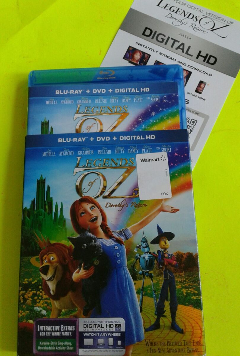 Legends of Oz Dorothy's Return Blu Ray DVD 2 Disc Set Movie