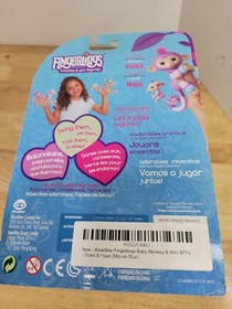 WowWee BFF Fingerlings VIOLET & HOPE, Baby Panda, Sloth  NEW lot of 3