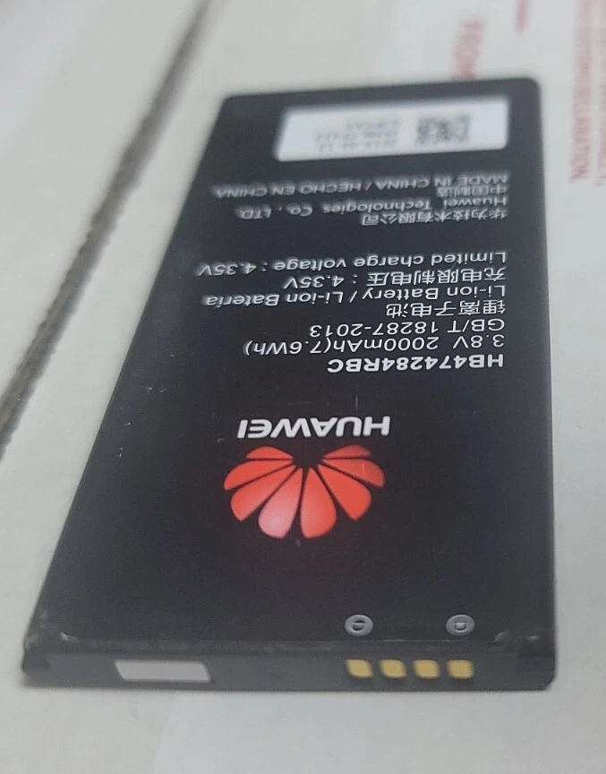 Batería de repuesto original para Huawei Ascend Y5 Y550 Y625 Y635 Y538 HB474284RBC Foto 3 de 3