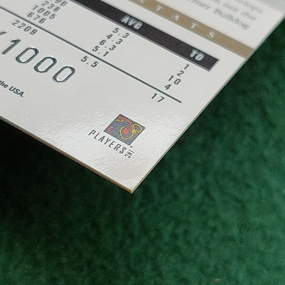 Dicenzo Miller 2002 Playoff Honors Football ROOKIE Card #135 serial #6161/1000 - Image 4 of 4