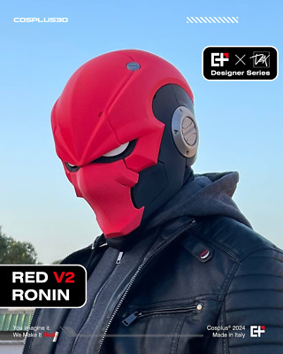 Red Ronin V2 Helmet - Precolored 3D Printed Kit