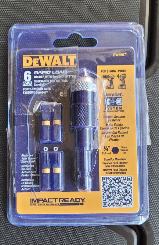 dewalt drill bit adaptor rapid load
