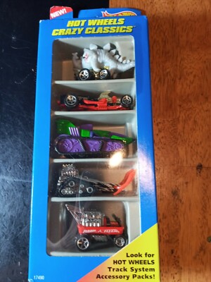 Hot Wheels 1996-CRAZY CLASSICS III 5-CAR GIFT PACK--1:64- IN