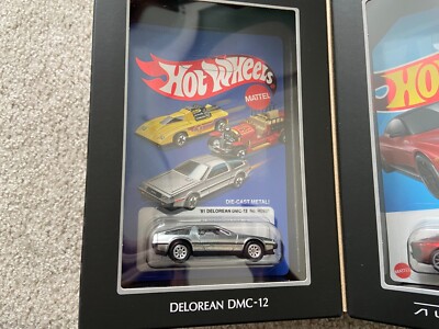 DMC Delorean DMC-12 and Alpha 5 Red Line Club RLC Hot Wheels | eBay