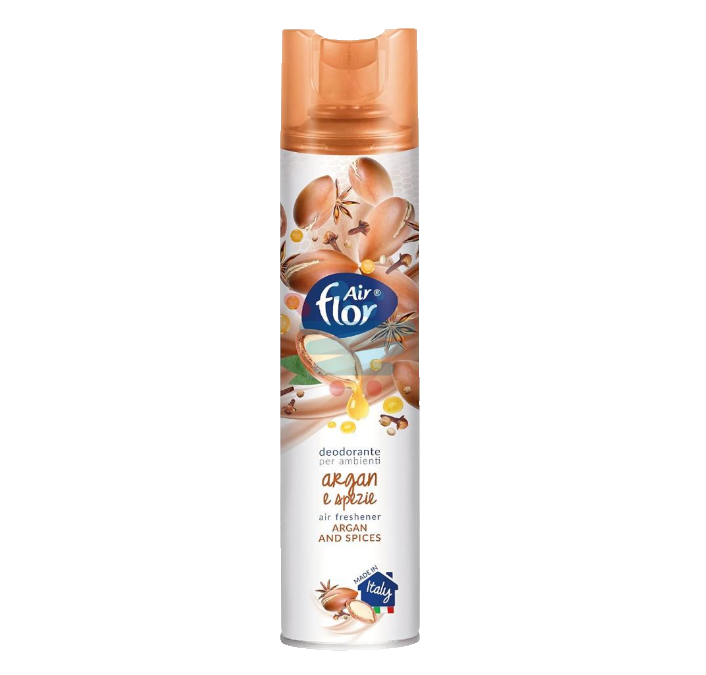 AIR FLOR DEO SPRAY ARGAN E SPEZIE 300ML-3 PEZZI.