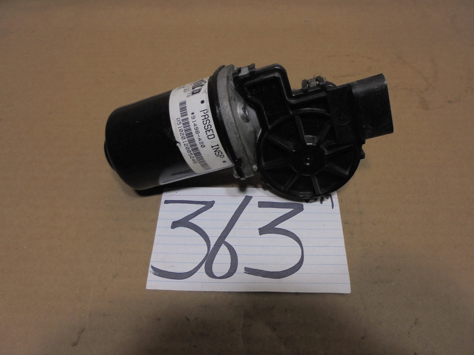 09 10 11 12 13 Dodge Ram 1500 FRONT Used Front Windshield Wiper Motor #363-WM