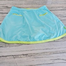 Pure Lime Damska Aqua Blue i Limonkowa Zielona Spódnica tenisowa / Spódnica Rozmiar M (8-10)