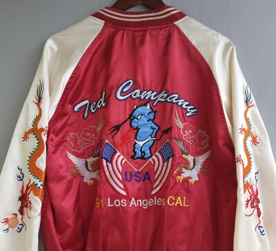 TED COMPANY USA LOS ANGELES Vintage Sukajan Jacket Size M / L | eBay