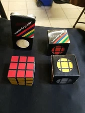 NOS Wonderful Puzzler 1980's in box toy vintage cube brain teaser lot of 3
