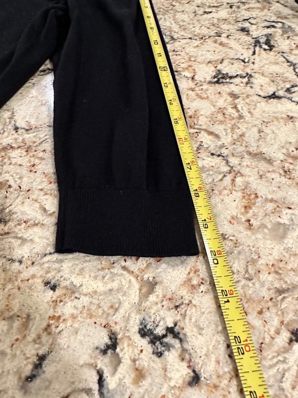 Halogen Deep Black Button Down Bracelet Length Ca… - image 5