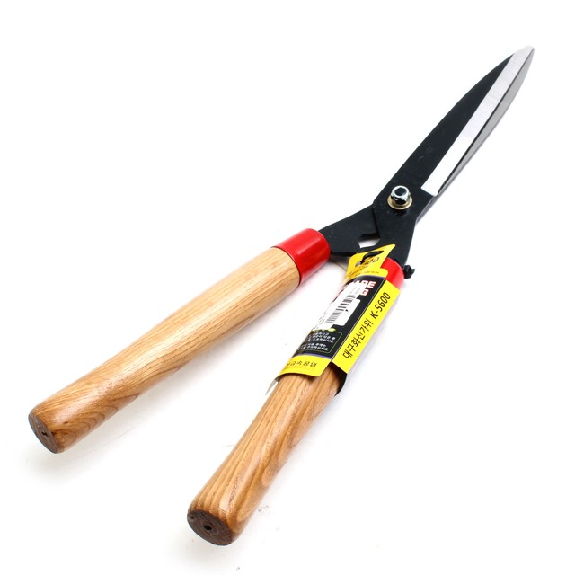 Gardening Shears Garden Hedge Pruning Shears Sheers Wooden Handle 520mm