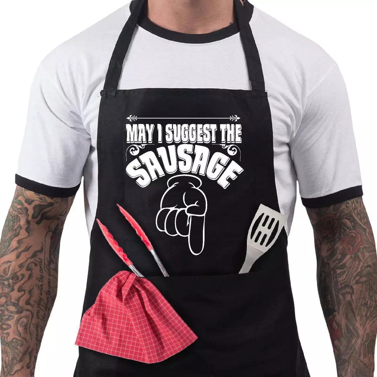 Grill Master chef apron, Dad apron, Father's day gift, Dad gifts