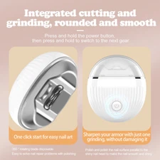 New Fully Automatic Electric Nail Clipper Anti Meat Portable Nail Clippers klj