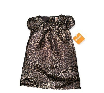 animal print dress for toddler Animal Print Designer Dress for Toddler Girls