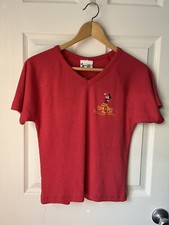 Vintage 90s Walt Disney World Disney Theme Parks V-Neck T-Shirt Large Baby Tee