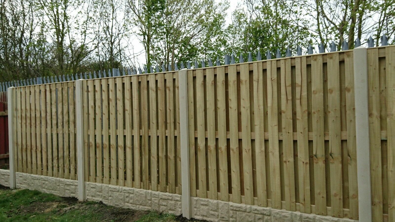 10 Section Yorkshire Board DIY Fence Pack eBay