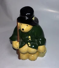 Vintage Ceramic Paddington Bear Goes Fishing By Coalport Made in England 1976