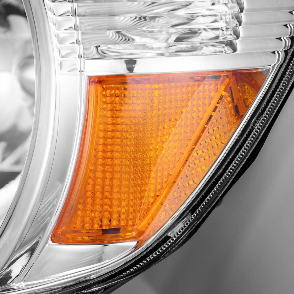 Pair Headlights Assembly For 2005-2011 Toyota Tacoma Halogen Headlamps Foto 4 de 4