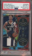 2022 Select #DSMDD Dyson Daniels Rookie Draft Tie-Dye RPA Auto /25 Psa NM-MT 8