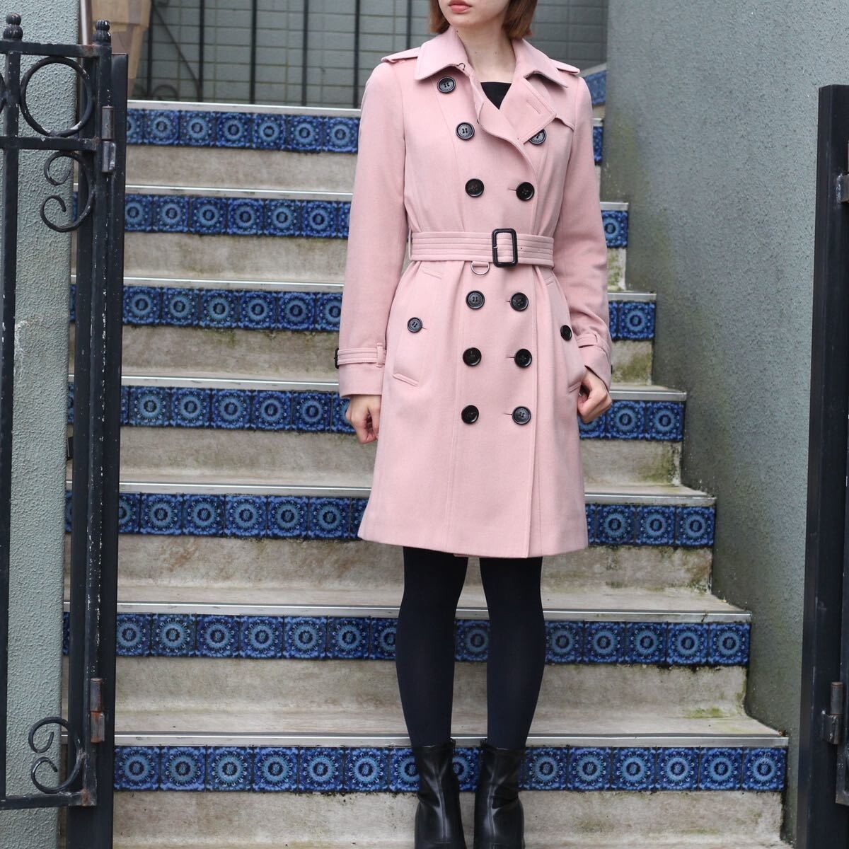 Burberry London England Cashmere 100 Trench Coat Women's Burberry London England Cashmere 100 Trench Coat Women's