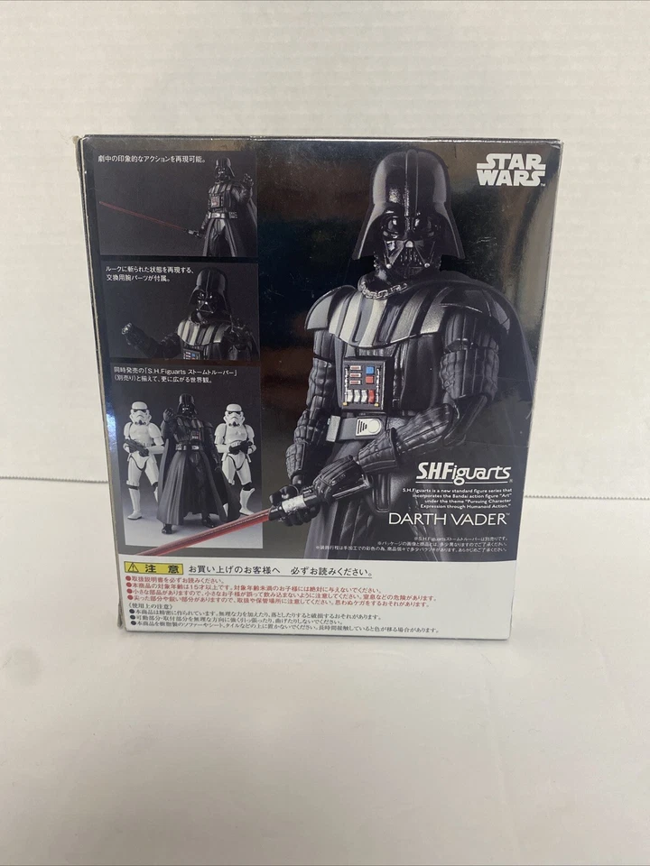 S.H.Figuarts Darth Vader Una Nueva Esperanza STAR WARS BANDAI - Importación de Japón Vendedor de EE. UU. Foto 2 de 4