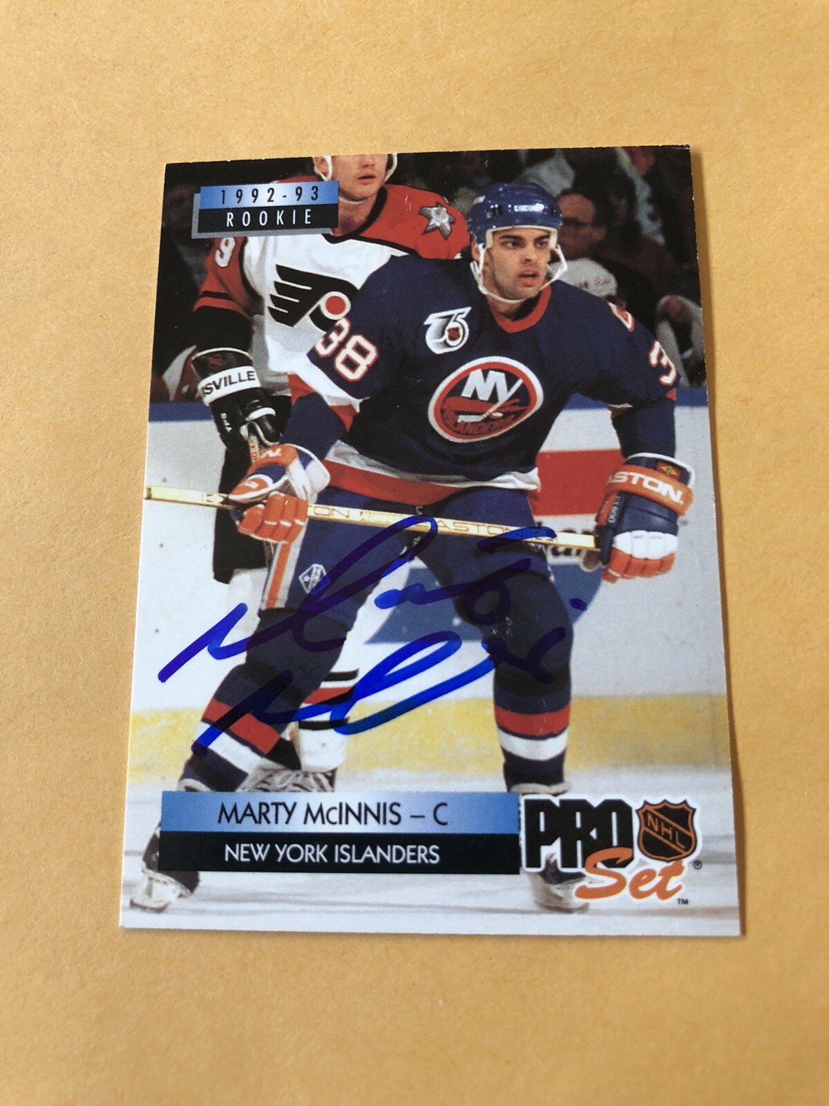 Marty McInnis Signed New York Islanders 92-93 Pro Set Card | eBay