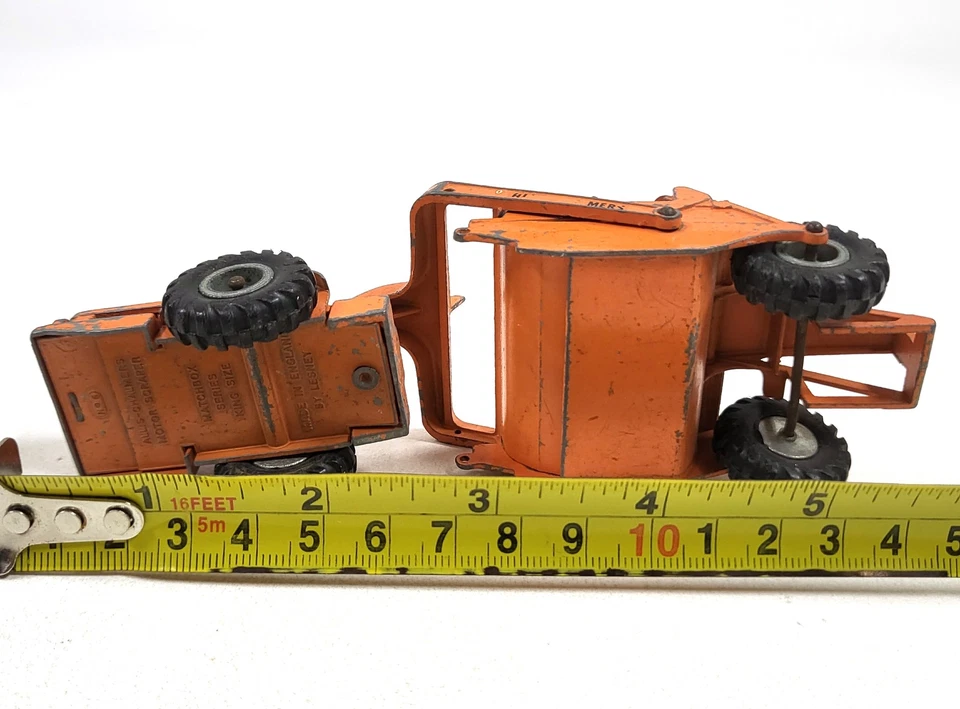 Vintage Matchbox King Size Nr. 5 Allis-Chalmers Motor Schürfer Modell AX651 - Bild 3 von 3