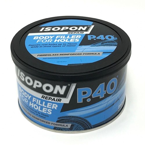 UPOL Davids Isopon P40 Fibre Glass Car Body Filler Holes Bridging Compound 250ml eBay