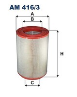 Filtron AM416/3 Luftfilter FüR Scania 4 P,G,R,T DC09.108-OSC11.03 05.95-