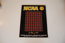 1990 NCAA Basketball First Round Program - Purdue, Georgia, Xavier etc