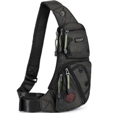 Sling Bag Chest Shoulder Backpack Crossbody Daypack for Men Women