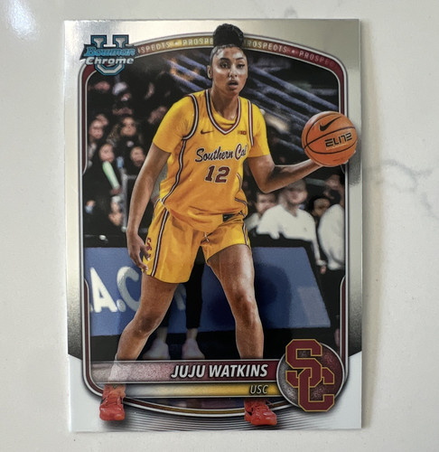 Topps Bowman Chrome U 2024-25 JuJu Watkins Chrome Prospects BCP-96 USC