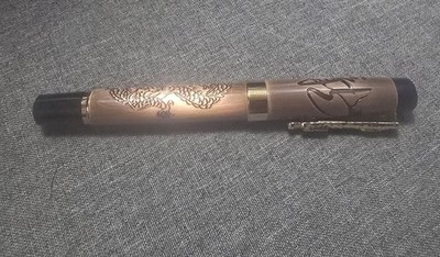 JinHao 888 Long Offspring Ancient Copper Golden Dragon Rollerball Pen