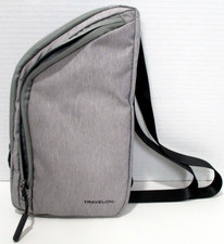 Travelon World Travel Essentials Gray Heather Slim Crossbody Bag RFID