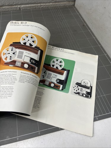 VINTAGE CAMERA BROCHURE 1960s PHOTOGRAPHY PHOTO BOLEX SUPER 8 FILM - 第 3/7 張圖片