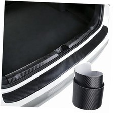 Rear Bumper Protector, 40.1  x 3.14  Universal Matte Black Guard 40.1 x 3.14in