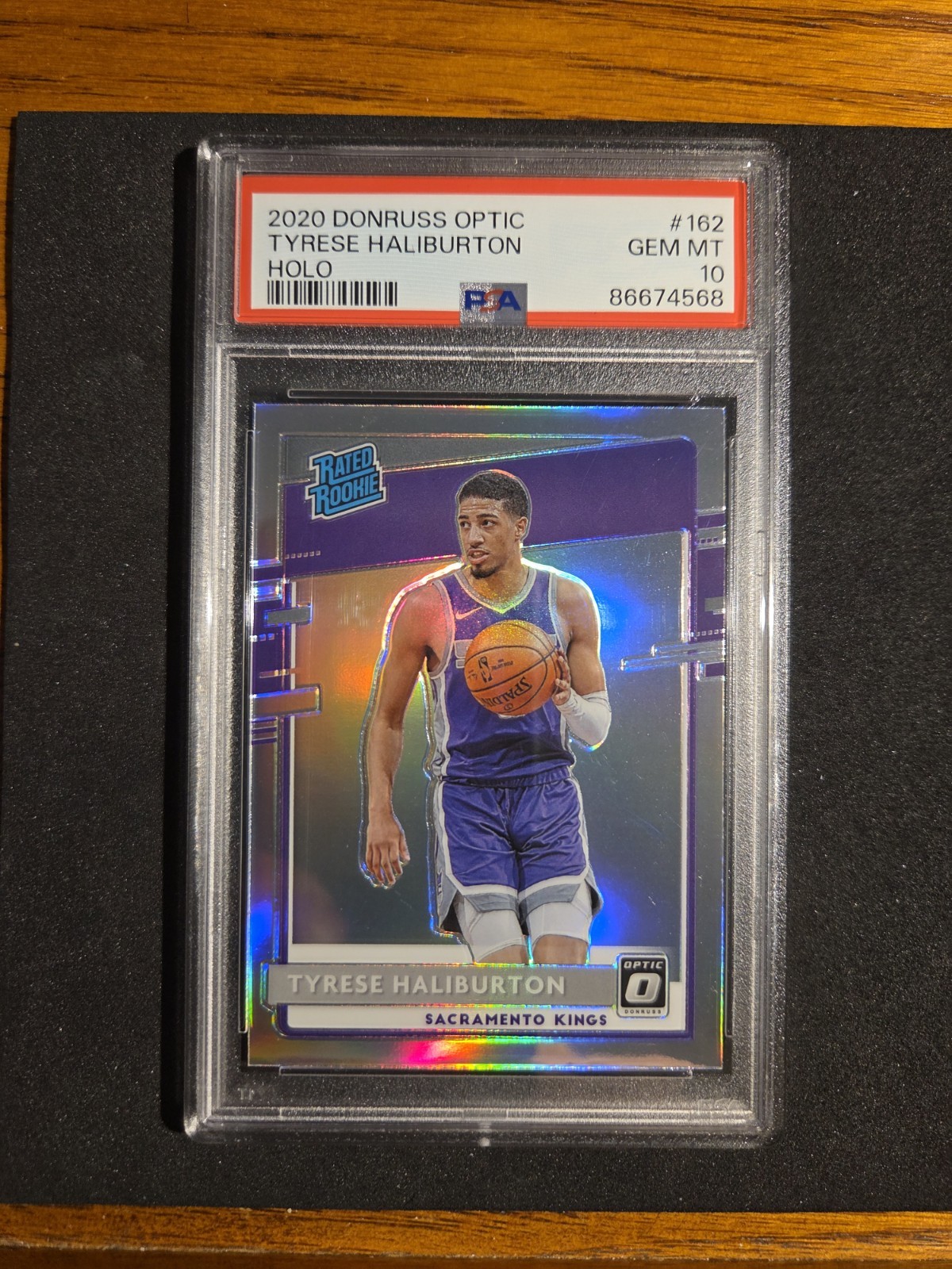 2020 Donruss Optic Tyrese Haliburton Holo PSA 10 #162 GEM MT