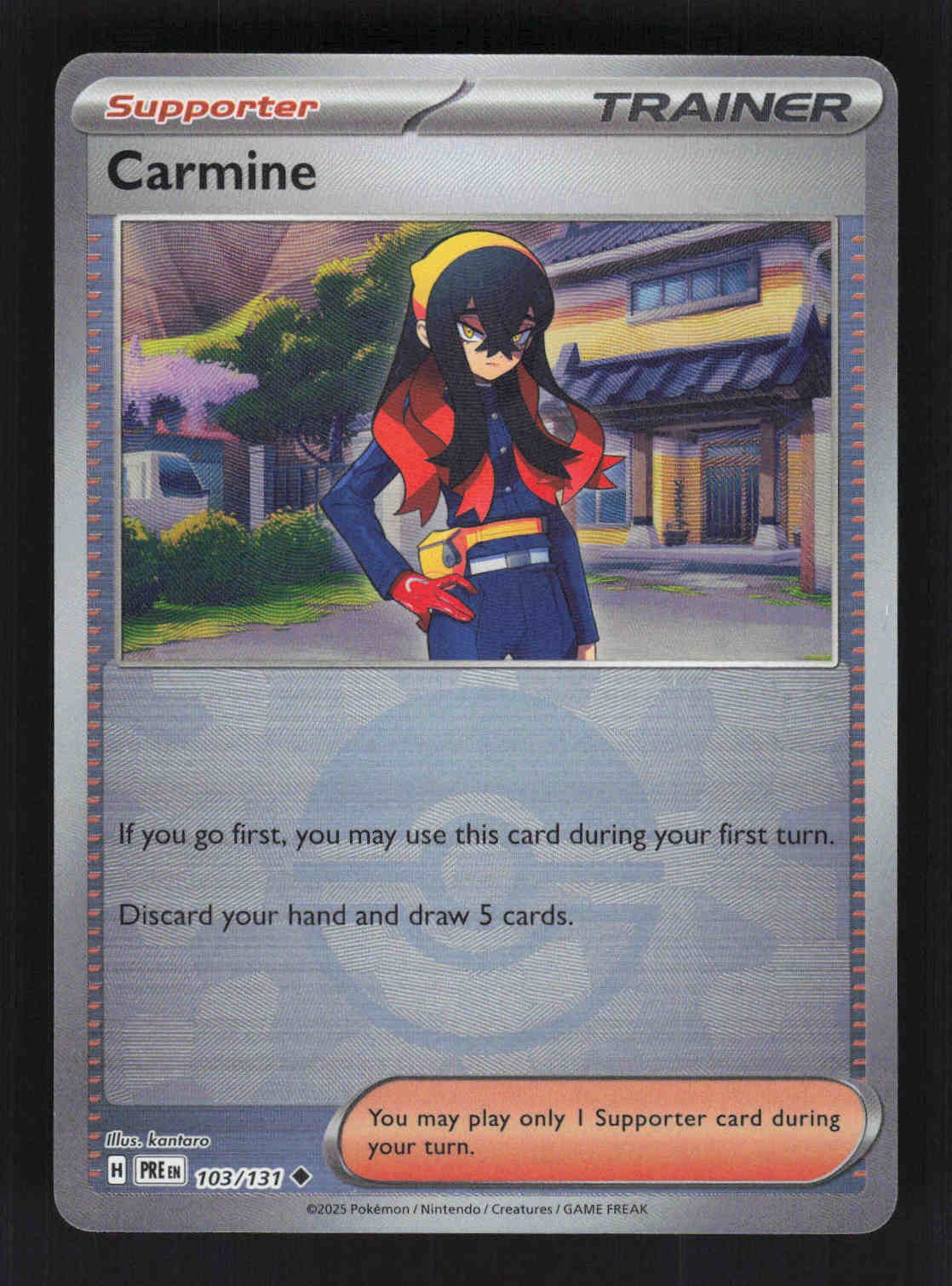 Carmine (Poke Ball Pattern) Uncommon SV: Prismatic Evolutions 103/131 NM