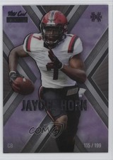 2021 Wild Card MATTE X-Plode Mega Box Black - Purple X /199 Jaycee Horn 1t2c