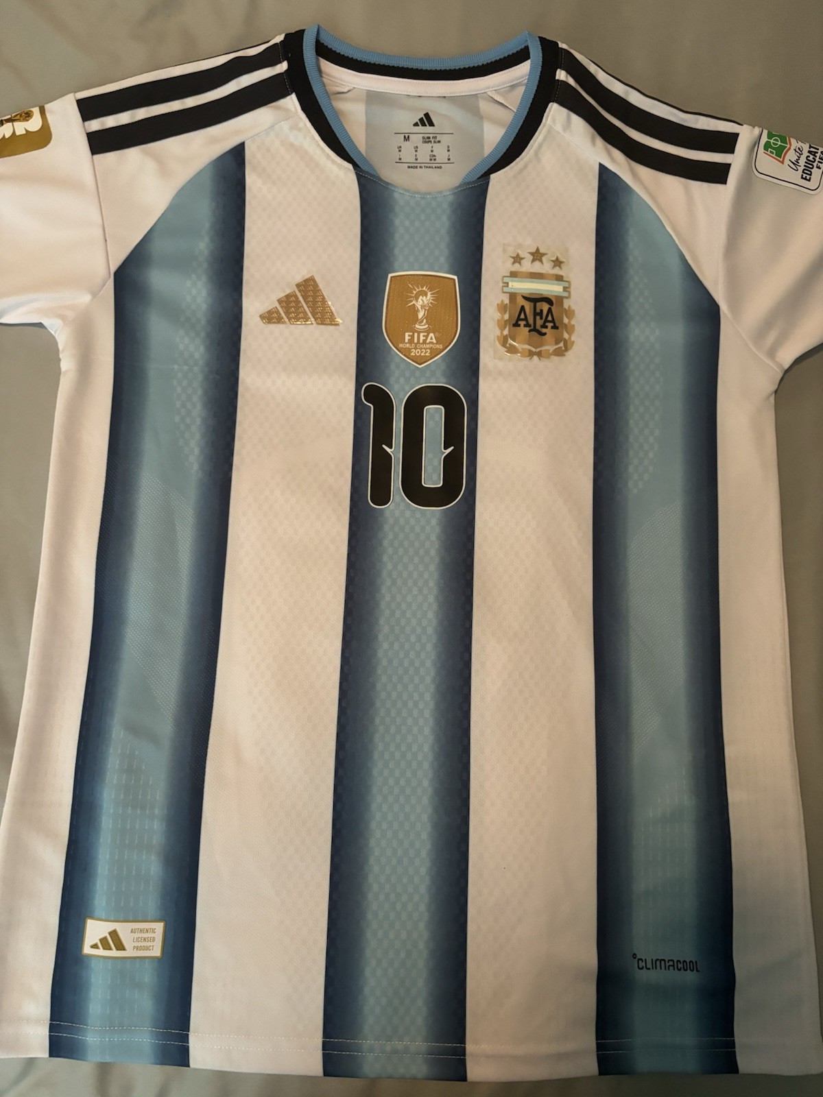 Lionel Messi 10 Argentina Home Jersey 2026 World Cup Size Medium
