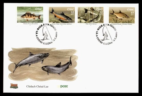 DR WHO 2001 IRELAND FDC FISH COMBO M77304