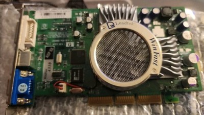 Leadtek a310 nvidia fx5600 256mb agp 8x winfast lr2950 pcb rev :a  dvi vga