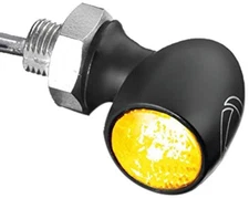 Kuryakyn Kellerman Atto Smoke Lens Red Run-Brake Satin Black