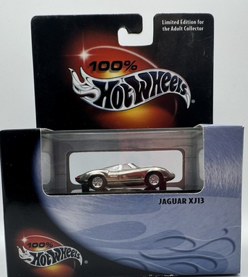 #ad 100% Hot Wheels Jaguar XJ13 Diecast 1:64 Unopened Box $14.95