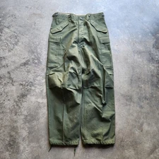 1953 Korean War US Army M1951 Shell Field Cargo Trousers Medium Pants Vintage