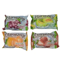 1 SET (4 bars) Assorted Fruit Scents Soap Harmony Refreshing Bar - 70gram