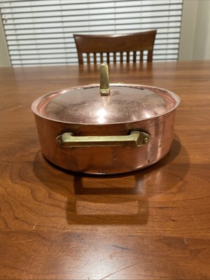 調理器具 Paul Revere Ware Limited Edition Copper VTG Paul Revere 1776-1976 2Qt Stainless Steel Copper Brass Stock