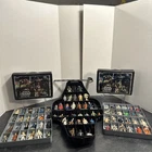 Vintage Starwars Figure Lot Of 79 With Three Cases