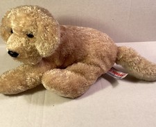 Aurora Flopsie Retriever Plush Dog Toy Tan